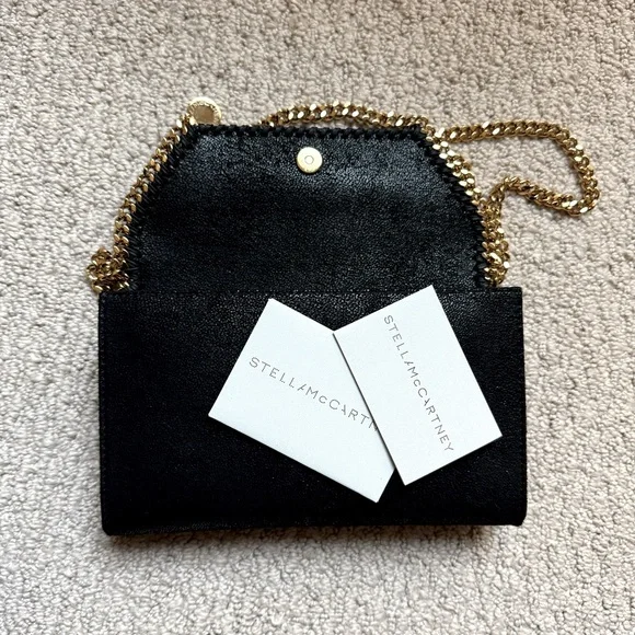 Stella McCartney Mini Crossbody Falabella Bag in Black - Picture 2 of 8